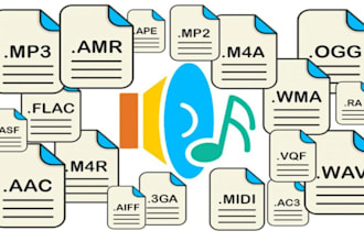 convert your music in wav flac mp3 aac