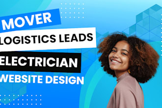 create wix, electrician, mover, logistics leads, cleaner, contractor website