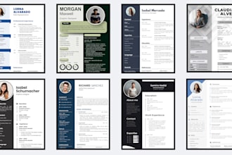 do editable professional CV template design resume template design cover letter
