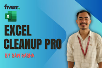organize, format, and clean excel or CSV data for better readability