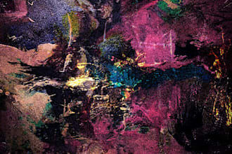 do 3d abstract art illustration art album cover art music effect abstract art