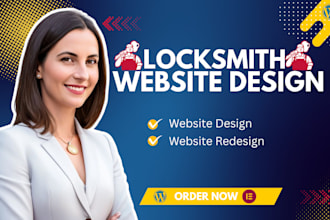 design locksmith website, locksmith landing page