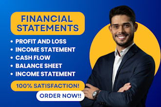 prepare financial statement, sign US audit CPA, income verification letter