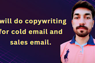 do expert copywriting for cold email and sales email