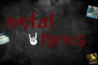 make a lyrics for your metal song