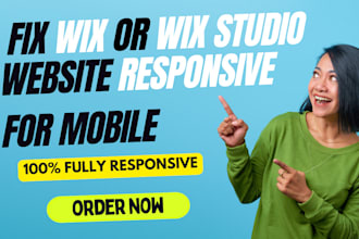 fix wix studio or wix website layout responsive design for all devices and issue