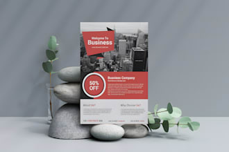 design professional business flyers, posters  promotional