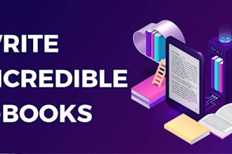 ghostwrite fiction, nonfiction book, ebook pdf, recipe book, children story book
