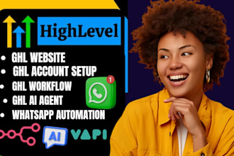 setup gohighlevel website highlevel n8n email automation ghl vapi ai automation