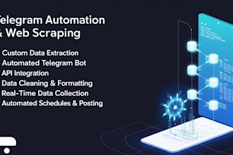 create telegram bot to automate tasks and professional web scrapping via python