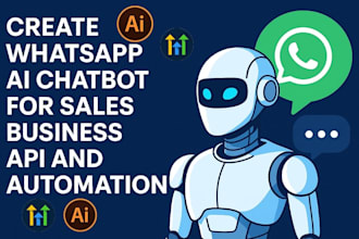 create whatsapp ai chatbot for sales business api and automation