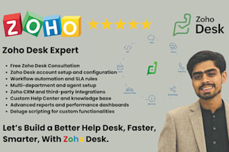 set up a support system in zoho desk for your business