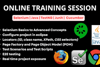 teach you web automation using selenium java and testng