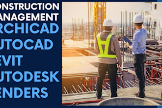 do construction management and architectural designs using archicad and revit