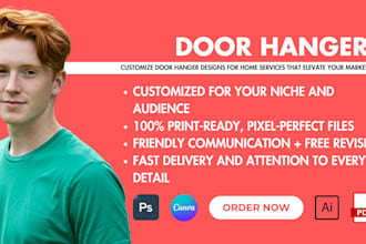 customize door hanger designs for home services that elevate your marketing