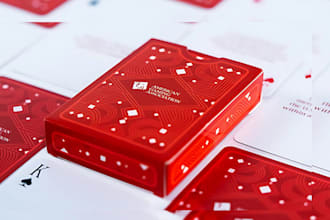 do card game package design printable playing cards box layout 3d mockup board