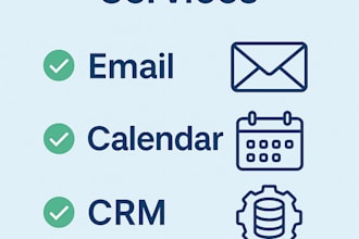 be your virtual assistant for email management, scheduling, and CRM tasks