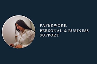 be your reliable VA for research, paperwork organization