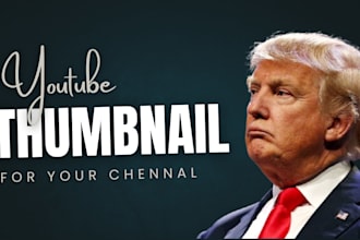 eye catching youtube thumbnails boost CTR and views delivery in 1 hour