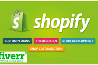 build shopify store or shopify website development or shopify design