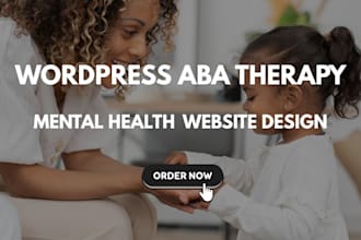 design aba therapy website therapy website life coaching website