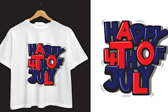 create awesome trendy custom t shirt design