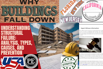 forensic structural failure analysis and expert witness reports as a licensed pe