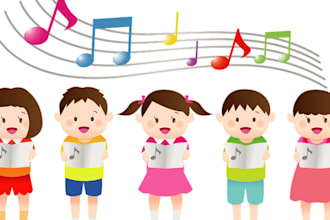 be your children music songwriter for sing alongs and learning songs