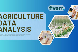 analyse agricultural data with spss and ms excel