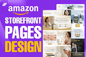 design a professional amazon storefront for your brand