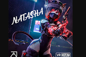 create a custom vrchat props, vrc weapons, armor, and assets for your vrchat