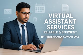 be your reliable virtual assistant for data entry, research, and admin task