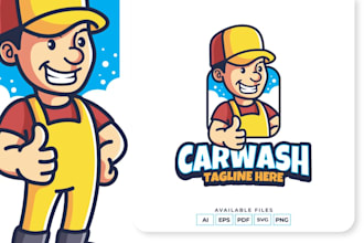 create auto dealership, car detailing, and car wash logo