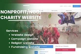 donation website, charity website, ngo website non profit website ngo website