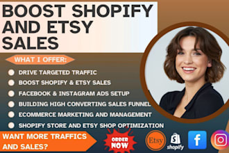 promote etsy shop shopify promotion shopify marketing to boost sales etsy SEO