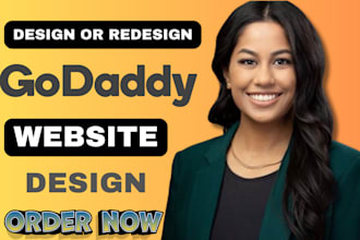 create or optimise your godaddy website for your business godaddy website design