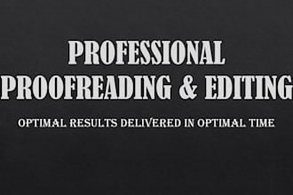 provide proofreading and editing services at low costs