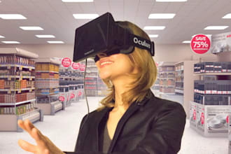develop virtual reality store app, immersive shopping app, VR product showroom