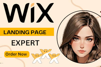 design wix landing page wix sales page wix squeeze page wix landing page