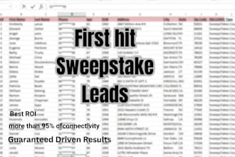 provide targeted sweepstakes leads