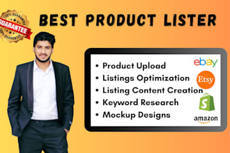 do amazon, ebay, etsy, shopify, walmart listing, bulk product lister
