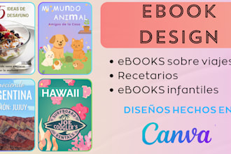 do ebooks, pdf and guides in canva