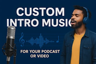 create a custom intro and backing song for your podcast or video