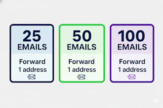 set up gmail and outlook hotmail email forwarding for campaigns