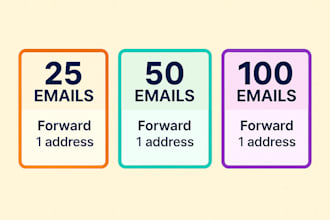 set up gmail and hotmail forwarding for campaigns