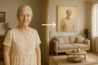 turn your photo into custom sentimental artwork