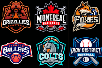 design logo for sports, teams, events, tournament, competition