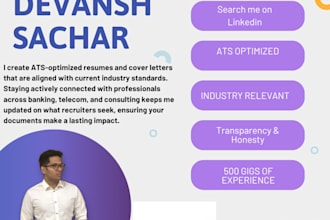 write and upgrade your resume, cv, cover letter, linkedin
