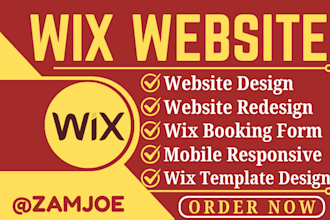 redesign wix booking website wix educational website template design