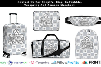 do unique tote bags, paper bags, shopping bags, school bags and backpacks design